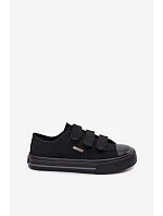 Detské tenisky na suchý zips Big Star TT374172 Black Detské tenisky na suchý zips Big Star TT374172 Black