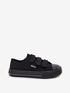 Detské tenisky na suchý zips Big Star TT374172 Black