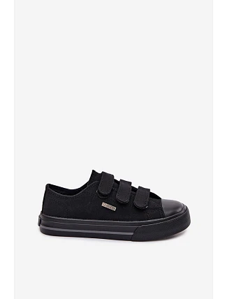 Detské tenisky na suchý zips Big Star TT374172 Black Detské tenisky na suchý zips Big Star TT374172 Black