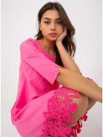 Dámske šaty LK SK 505942 ružové