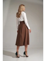 Sukňa M722 hnedá - Figl Sukňa M722 hnedá - Figl
