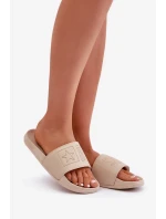 Dámske penové papuče Big Star OO274043 Beige