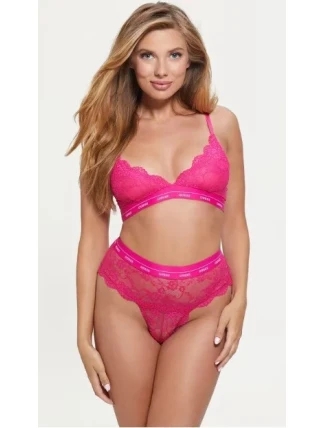 Dámska podprsenka braletka O0BC00PZ01C A604 malinová - Guess Dámska podprsenka braletka O0BC00PZ01C A604 malinová - Guess