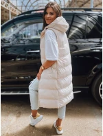 Dámska prešívaná vesta ELLA beige FashionStreet TY3033