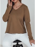 Dámska blúzka oversize VAVLSTYLES hladká ťavia FashionStreet RY2686