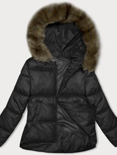 Dámska bunda bomber black S'west (B8281-1)