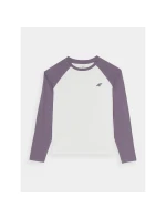 Dievčenské nohavice Regular Plain Sleeve Long Sleeve 4F Junior 4FJWAW24TLONF291-51S