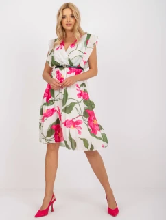 Šaty DHJ SK N13198 2.64P svetlo béžové