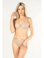 Mefemi Victoria Mocca push-up podprsenka