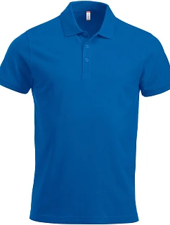 Clique Classic Lincoln S/S Pánske polo tričko z hrubej bavlny 67.8244 kráľovská modrá