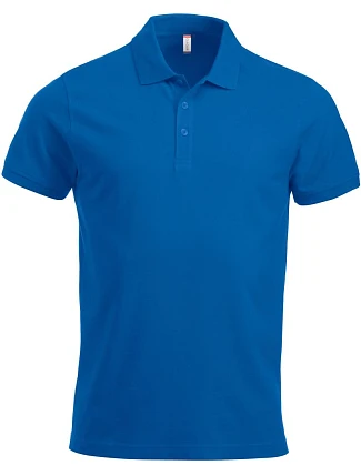 Clique Classic Lincoln S/S Pánske polo tričko z hrubej bavlny 67.8244 kráľovská modrá Clique Classic Lincoln S/S Pánske polo tričko z hrubej bavlny 67.8244 kráľovská modrá