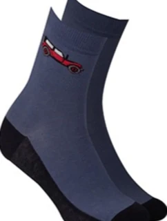 CHLAPČENSKÉ VZOROVANÉ PONOŽKY 11-15 ROKOV W018