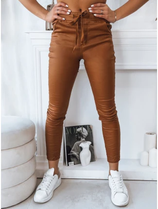 Dámske nohavice LIZZY camel FashionStreet UY1779