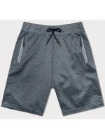 Tmavosivé pánske športové kraťasy (8K298-5) Tmavosivé pánske športové kraťasy (8K298-5)