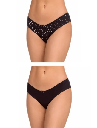 Vamp - Pohodlný dvojdielny set dámskych nohavičiek 15805 - Vamp Vamp - Pohodlný dvojdielny set dámskych nohavičiek 15805 - Vamp