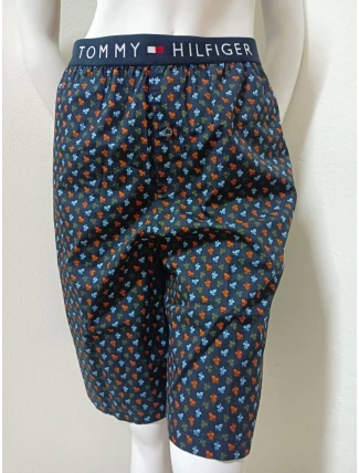 Pánske šortky na spanie UM0UM02394 - 0G1 - Tmavo modrá - Tommy Hilfiger