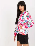 Mikina RV BL 8118.89 biela a ružová