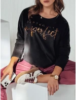 Dámska blúzka oversize PERFSTYLE čierna FashionStreet RY2666
