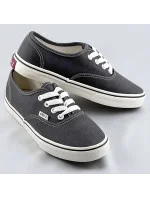 Tmavosivé šnurovacie dámske tenisky (A8865)