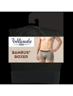 Pánske bambusové boxerky BAMBUS BOXER - BELLINDA - čierne