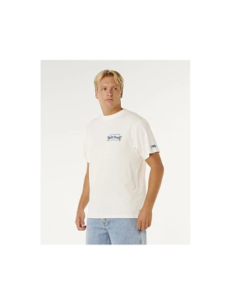 Pánske tričko RIP CURL Bells Pro 26 Event Tee, biele Pánske tričko RIP CURL Bells Pro 26 Event Tee, biele
