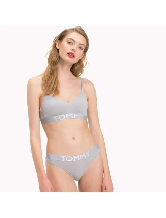 Tanga UW0UW01060-004 sivé - Tommy Hilfiger