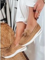 Dámske ľahké mokasíny na platforme MOCCKO khaki FashionStreet ZY0715