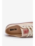 Niskie Trampki Damskie Big Star NN274272 Beżowe