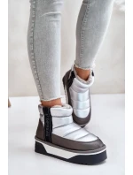 Nízke snežnice na hrubej podrážke D.Franklin Silver Nízke snežnice na hrubej podrážke D.Franklin Silver