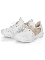 Pohodlná poltopánka Rieker W L3254-80 biela