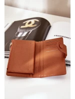 Damski Portfel Z Eko Skóry Brązowy Isamille