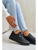 Dámske tenisky na platforme Big Star Black