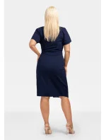 Dámske šaty SA958 modré - Karko Dámske šaty SA958 modré - Karko