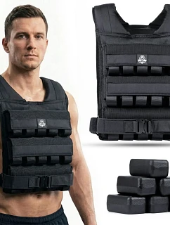 30kg záťažová vesta s kladkami W30B | DBX Bushido
