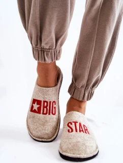 Domowe Papcie Big Star KK276021 Beżowe