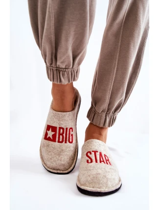 Domowe Papcie Big Star KK276021 Beżowe