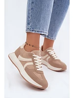 Dámske tenisky na platforme Beige Laurelia
