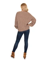 Sveter na zapínanie model 156913 PeeKaBoo