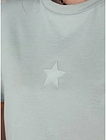 STARZ dámske bavlnené tričko mentolové FashionStreet RY2544 STARZ dámske bavlnené tričko mentolové FashionStreet RY2544