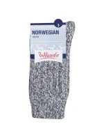 Zimné unisex ponožky NORWEGIAN STYLE SOCKS - Bellinda - šedá