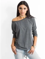 Blúzka RV BZ 4691.36P tmavo šedá