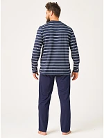 Pyžamo Key MNS 369 B26 s dlhými rukávmi, veľkosti M–2XL