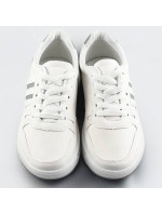 Bielo-šedé dámske športové topánky (AD-587)