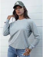 GLAMFLAIR dámska mikina svetlo šedá FashionStreet BY1315