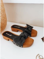 Dámske žabky CHICWOOD black FashionStreet ZY0990