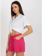 Dámske šortky D73760M61531KH fuchsiová - FPrice