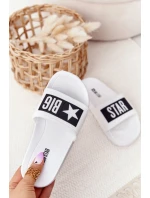 Detské letné papuče Big Star - biele