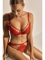 Dámske nohavičky Lou P-1145/3 Red - Kinga