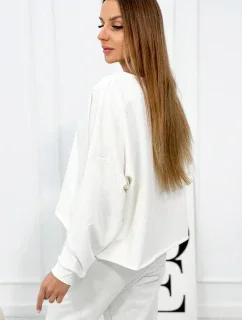 Set 2dielna mikina + nohavice ecru