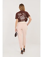 Šnúrové nohavice model 226479 Taliansko Moda Šnúrové nohavice model 226479 Taliansko Moda